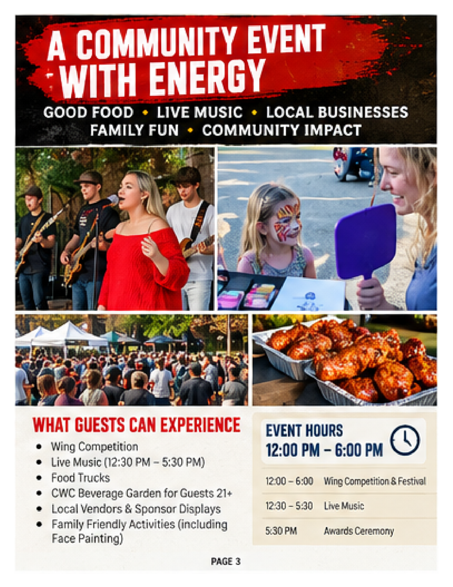 CWC SPONSORSHIP OFFERS CAROLINA WING CHAMPIONSHIPS 2027